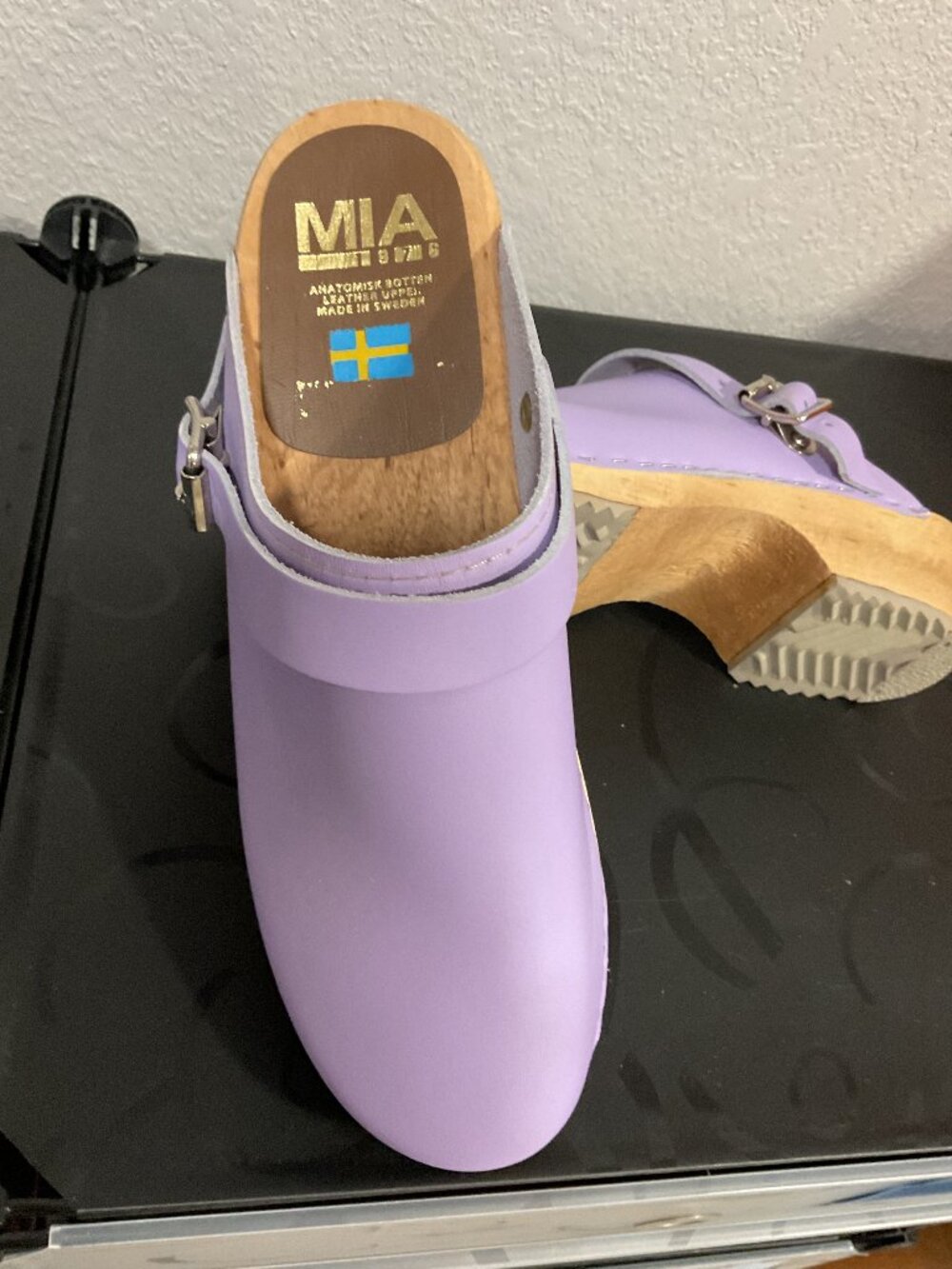 NEW Mia Alma lilac leather clog 41 - Picture 6 of 8